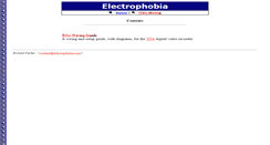 Desktop Screenshot of electrophobia.com